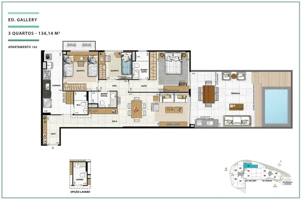 Apartamento, 2 quartos, 90 m² - Foto 32
