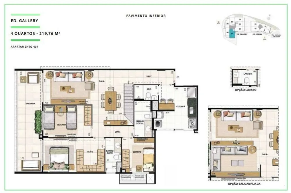Apartamento, 2 quartos, 90 m² - Foto 41