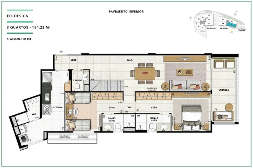Apartamento, 2 quartos, 90 m² - Foto 15