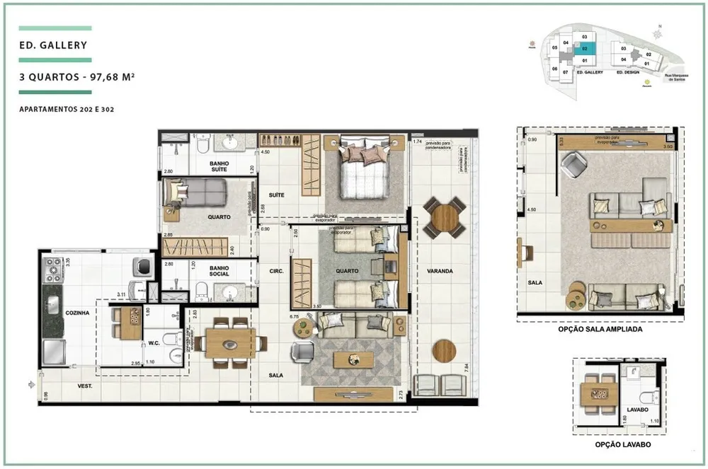 Apartamento, 2 quartos, 90 m² - Foto 25