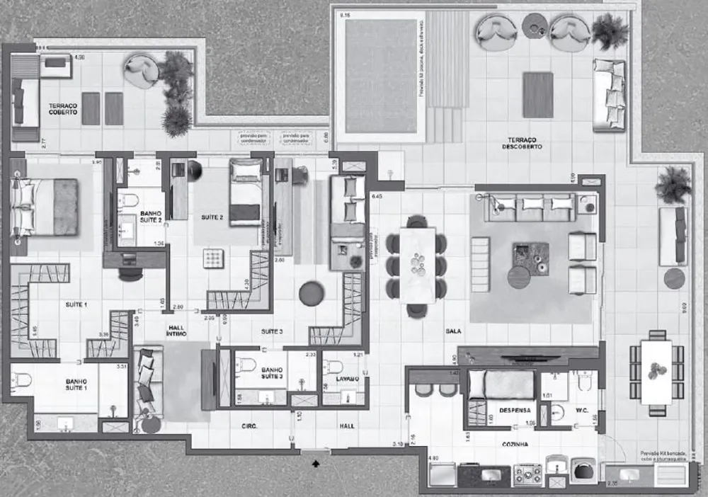 Cobertura, 3 quartos, 234 m² - Foto 50