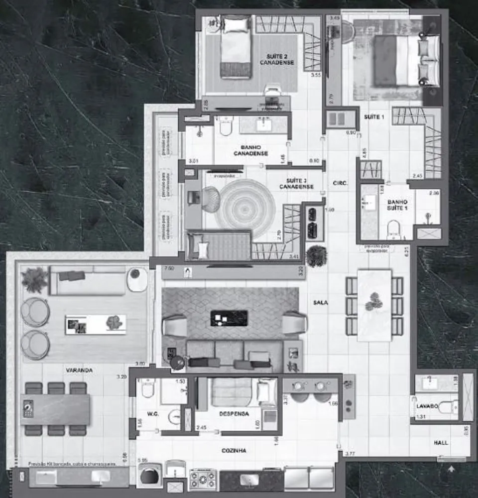 Cobertura, 3 quartos, 234 m² - Foto 41