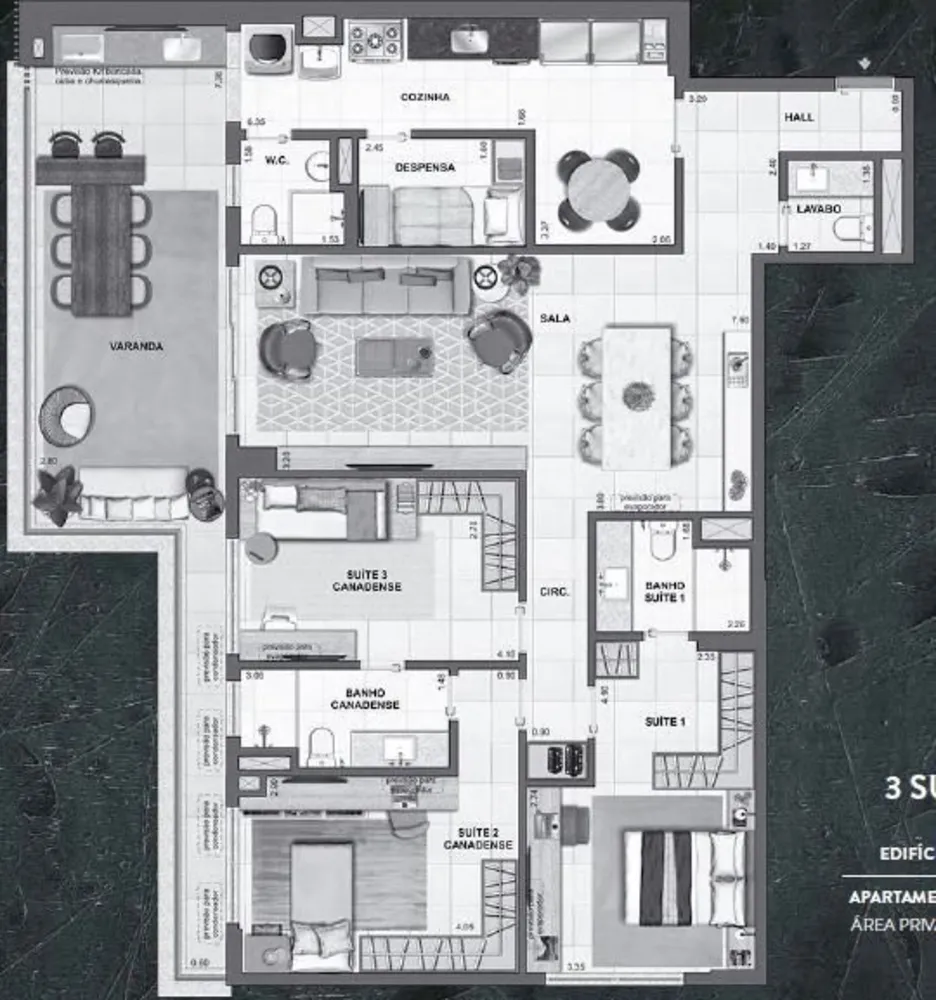 Cobertura, 3 quartos, 234 m² - Foto 42