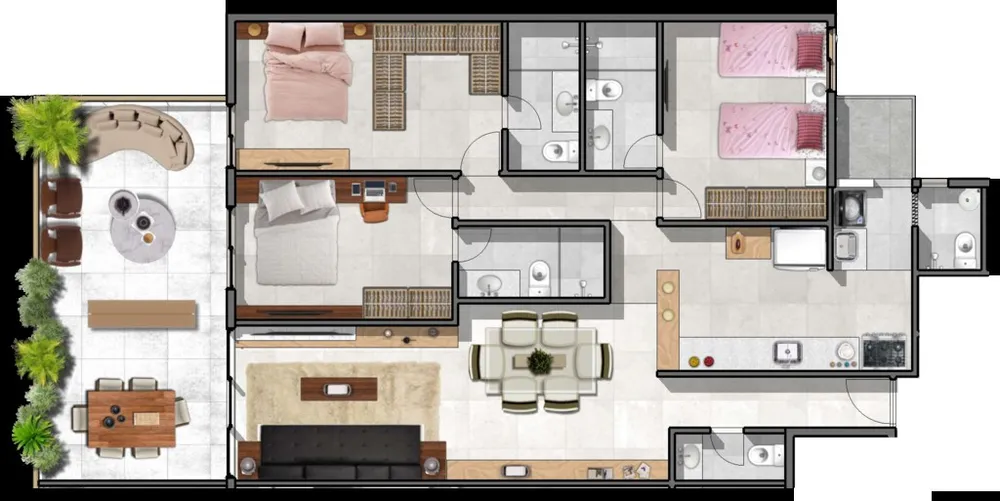Apartamento, 2 quartos, 89 m² - Foto 11