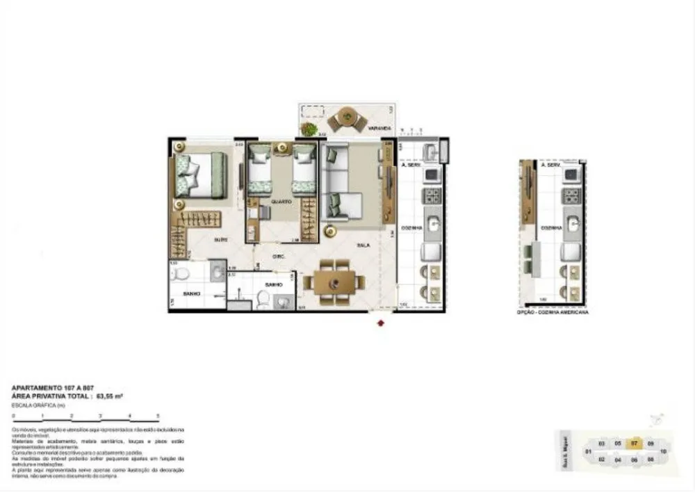 Apartamento, 2 quartos, 67 m² - Foto 16
