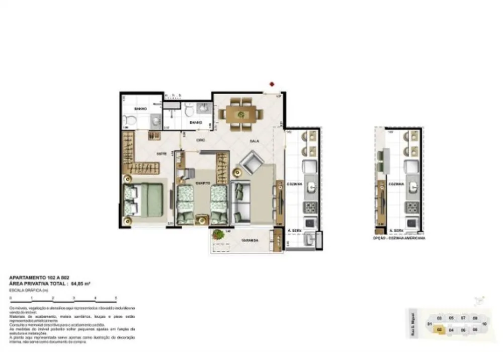 Apartamento, 2 quartos, 67 m² - Foto 19