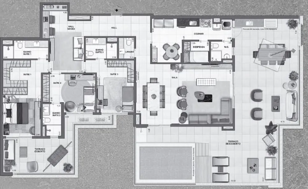 Cobertura, 3 quartos, 242 m² - Foto 58