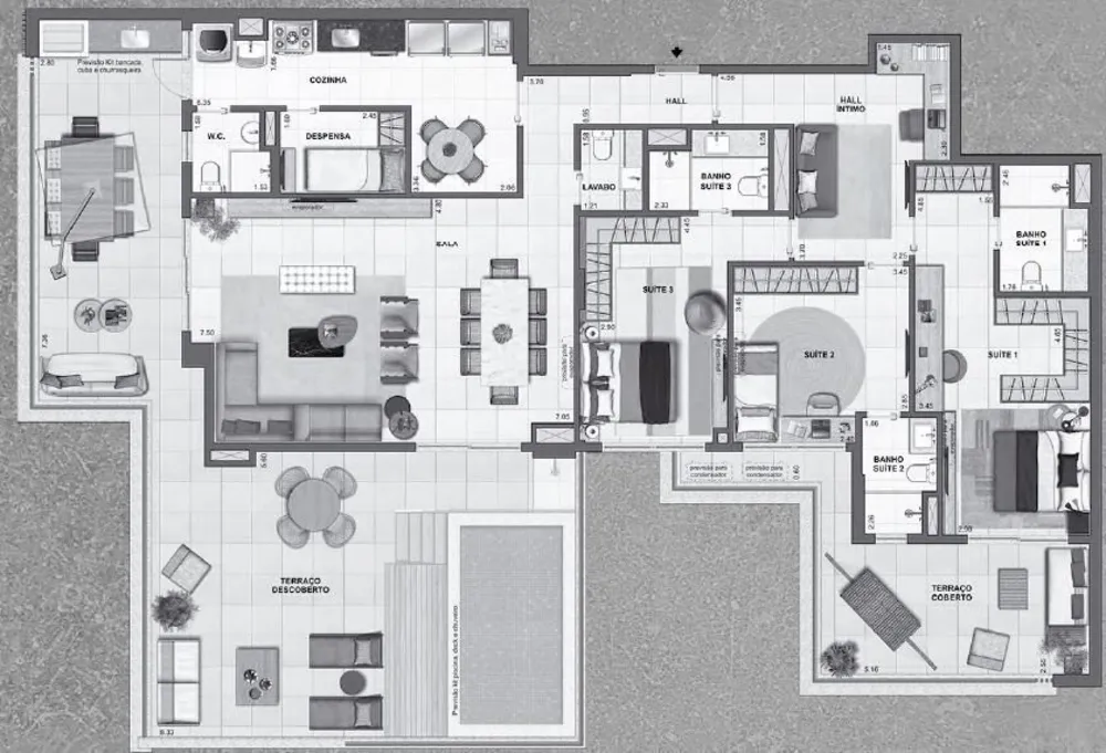 Cobertura, 3 quartos, 242 m² - Foto 56