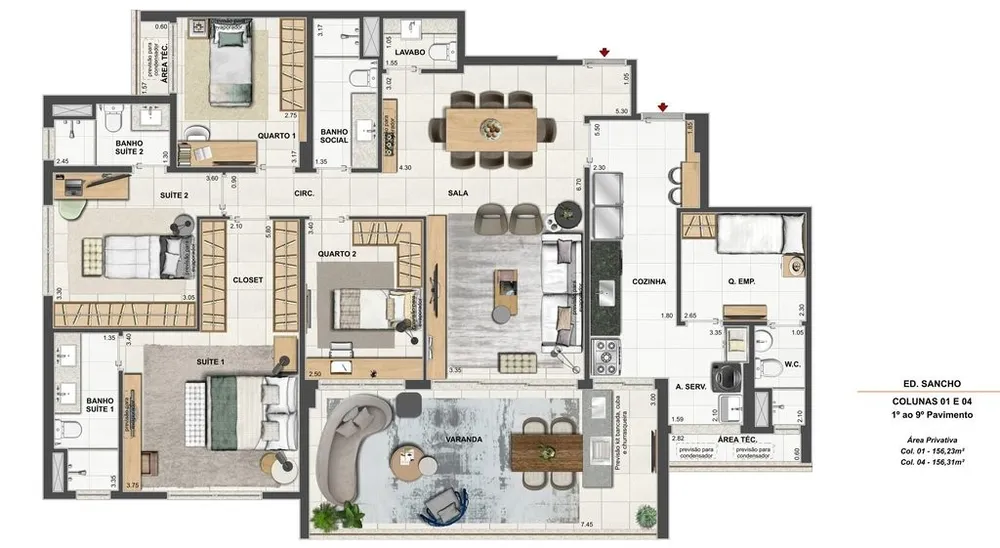 Cobertura, 4 quartos, 378 m² - Foto 50