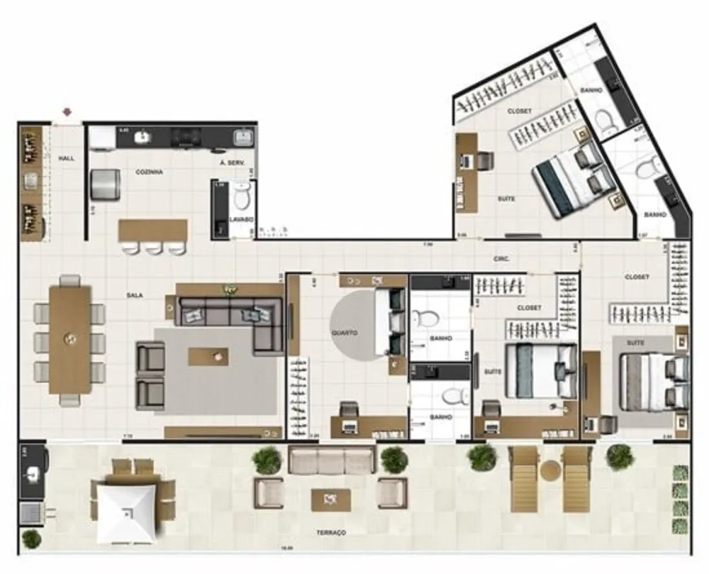 Apartamento, 2 quartos, 105 m² - Foto 30