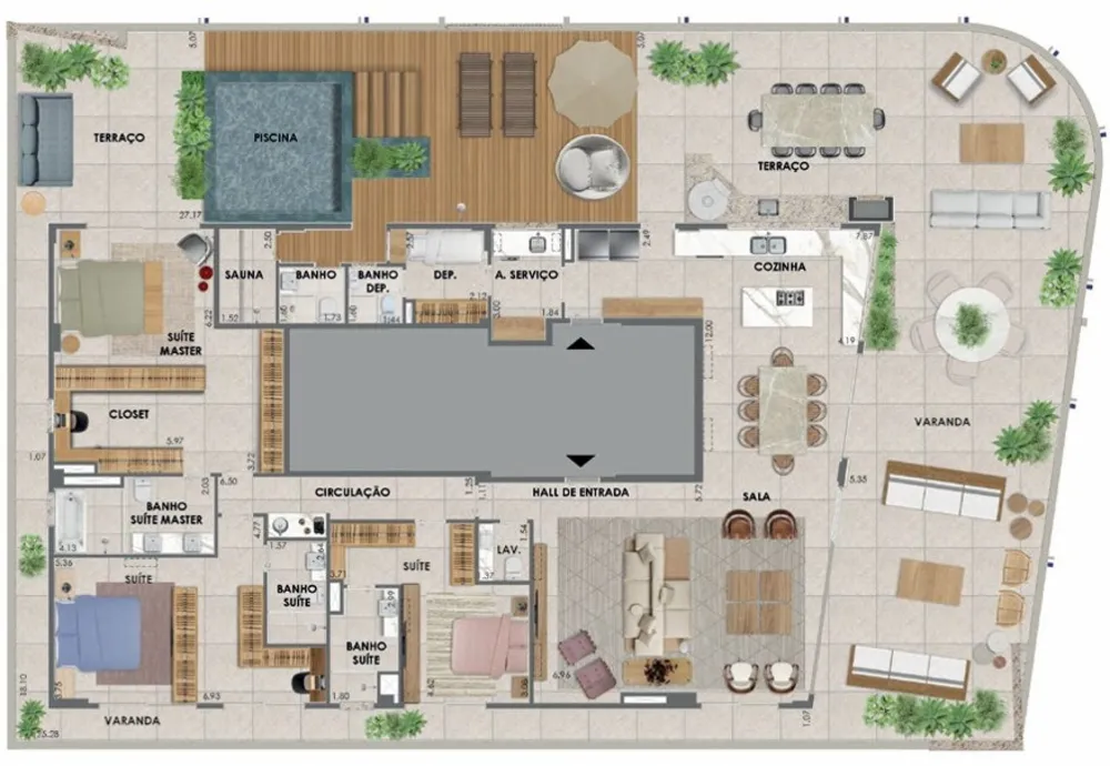 Apartamento, 4 quartos, 295 m² - Foto 19