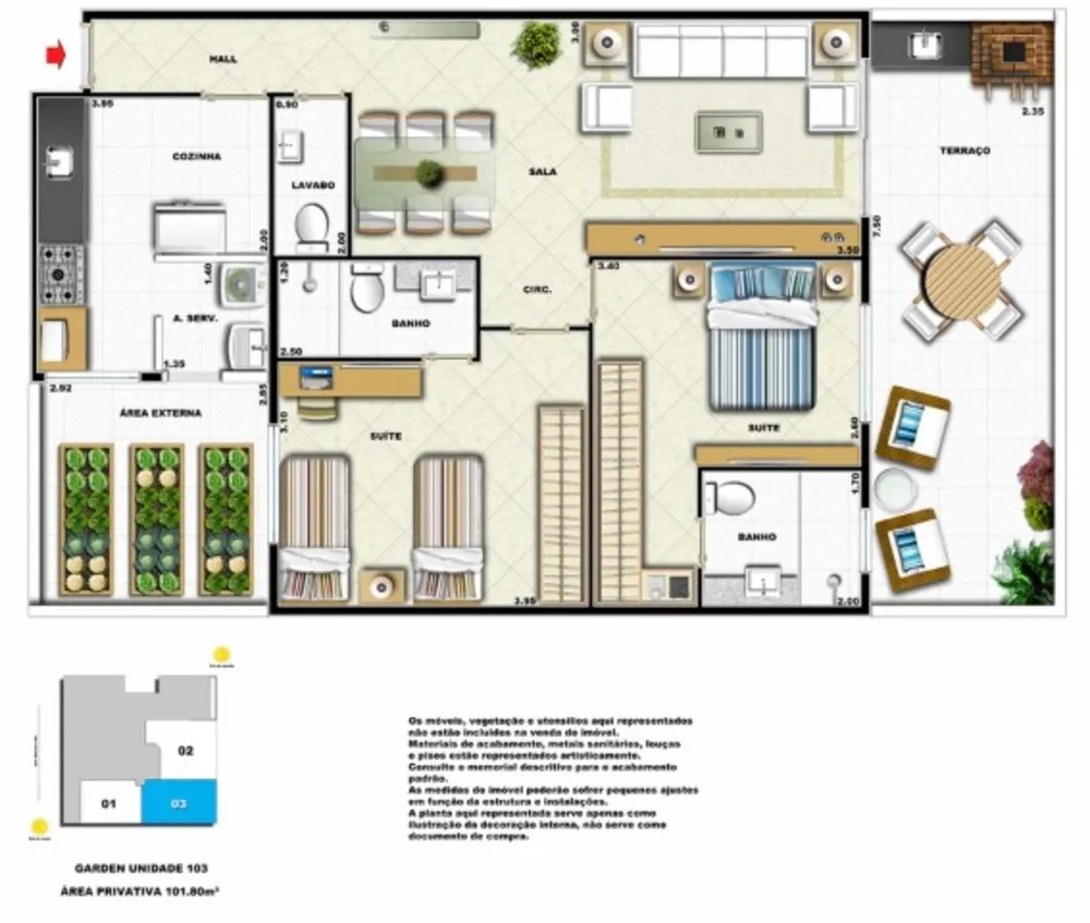 Apartamento, 2 quartos, 73 m² - Foto 15