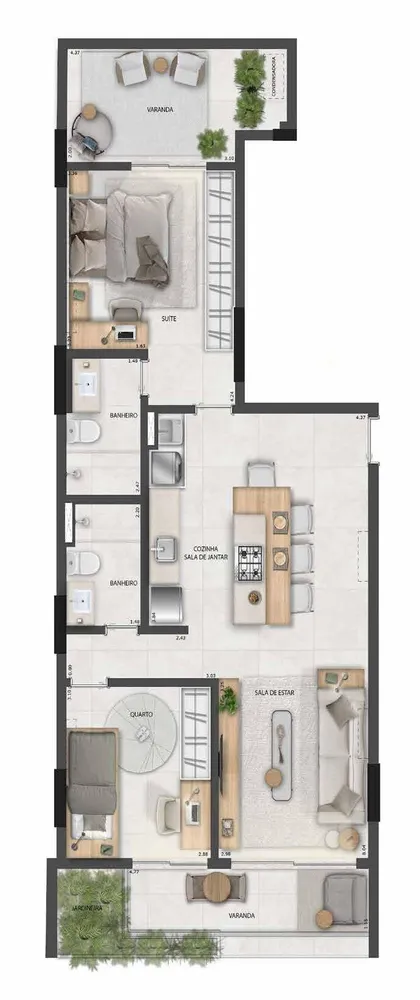 Cobertura, 3 quartos, 157 m² - Foto 34