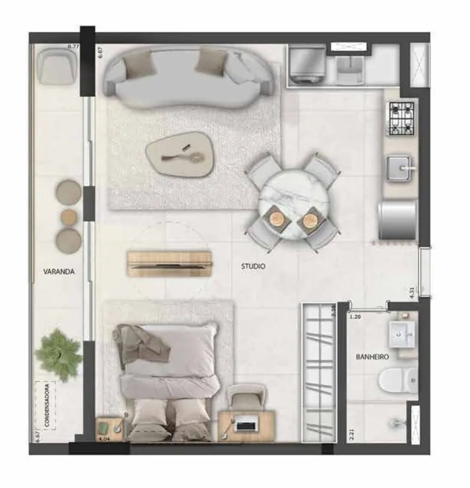 Cobertura, 3 quartos, 157 m² - Foto 25