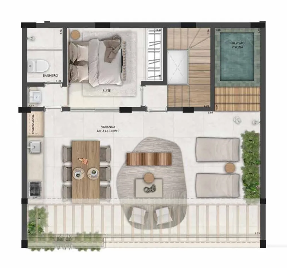 Cobertura, 3 quartos, 157 m² - Foto 37