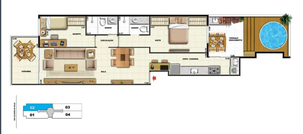 Apartamento, 2 quartos, 94 m² - Foto 7