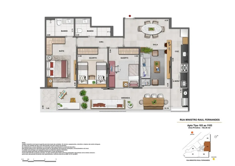 Apartamento, 2 quartos, 74 m² - Foto 17