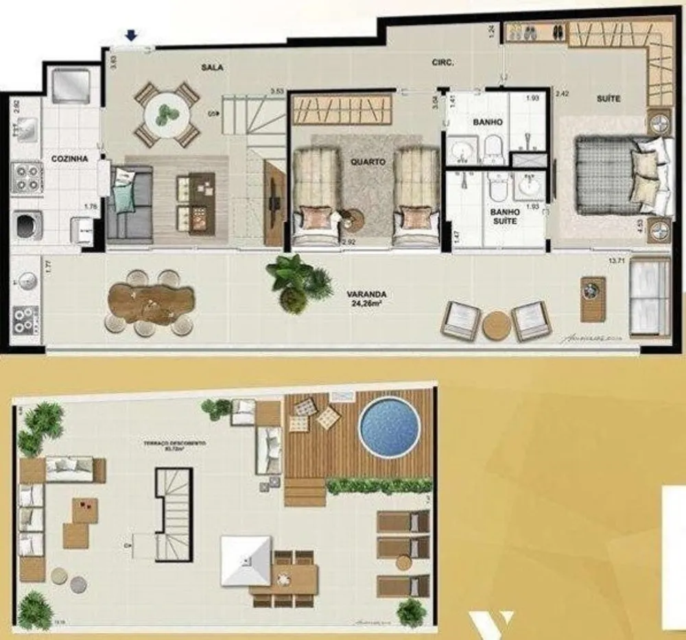 Apartamento, 2 quartos, 99 m² - Foto 7