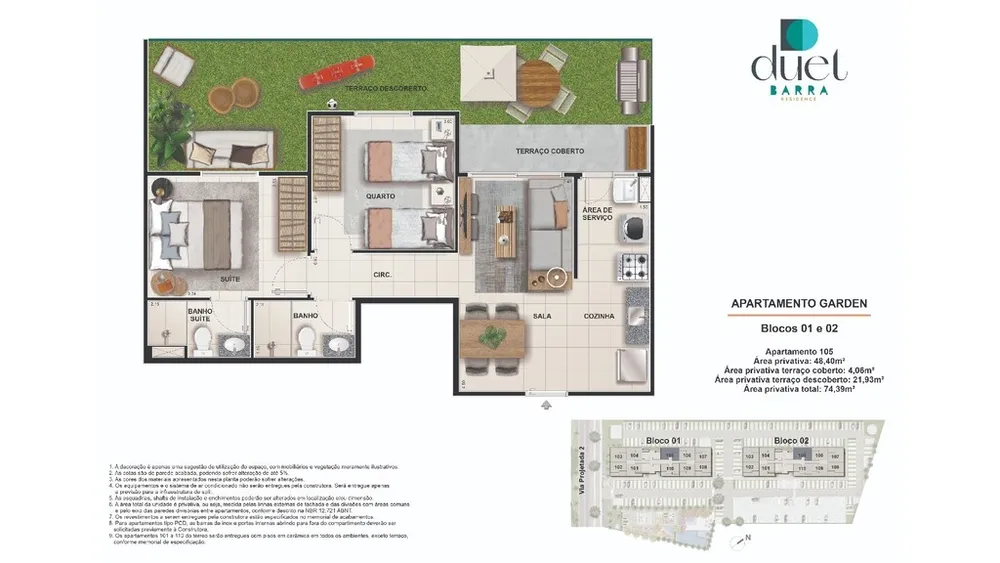 Apartamento, 2 quartos, 74 m² - Foto 26