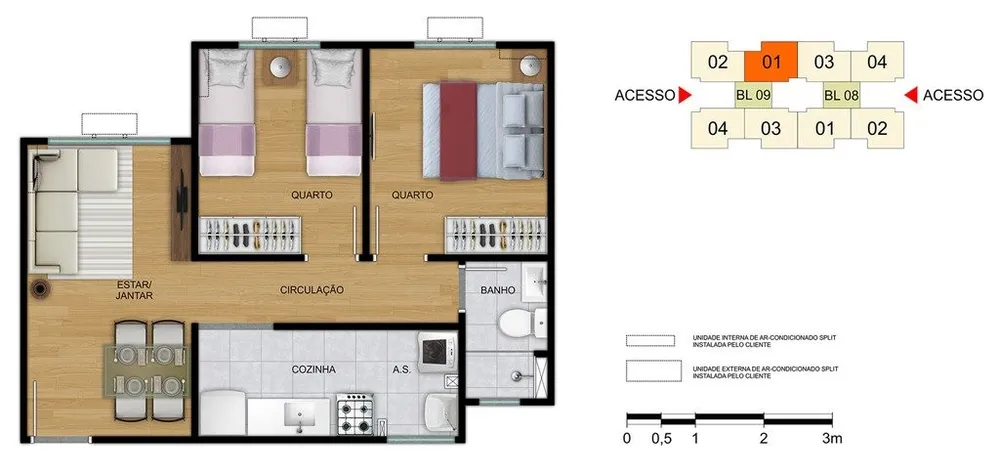Apartamento, 2 quartos, 41 m² - Foto 11