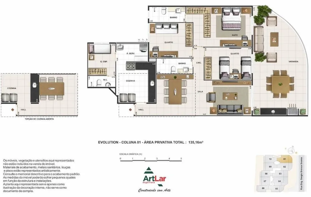Cobertura, 3 quartos, 177 m² - Foto 14