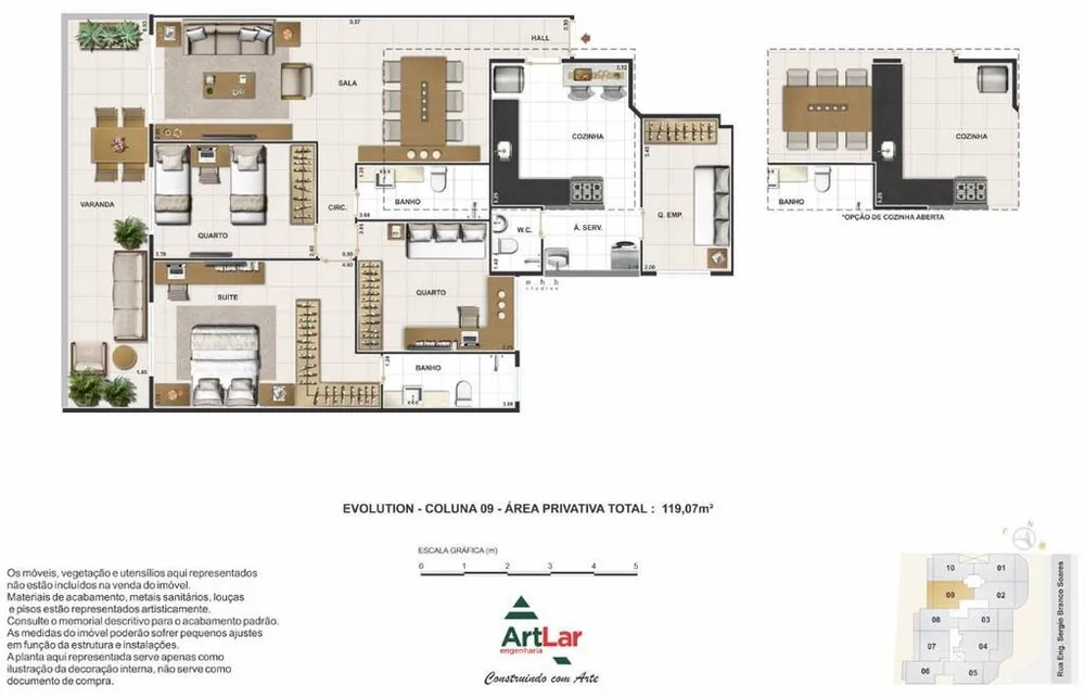 Cobertura, 3 quartos, 177 m² - Foto 22