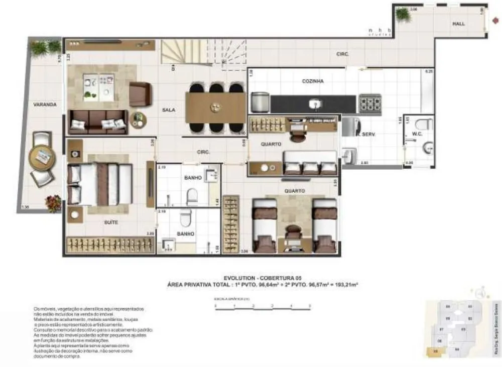 Cobertura, 3 quartos, 177 m² - Foto 28