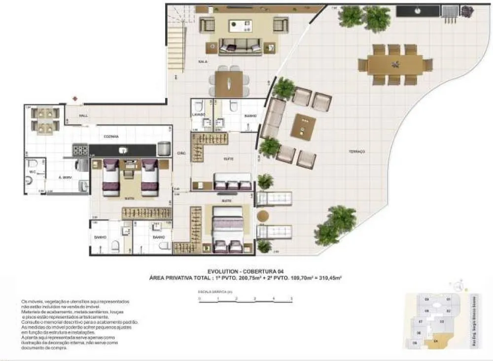 Cobertura, 3 quartos, 177 m² - Foto 27