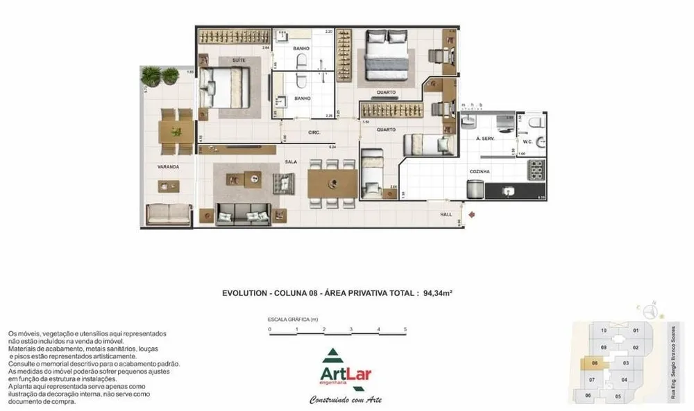 Cobertura, 3 quartos, 177 m² - Foto 21