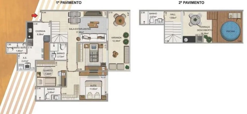Cobertura, 2 quartos, 172 m² - Foto 21