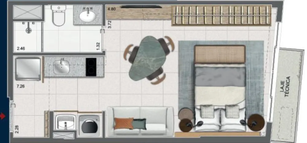 Apartamento, 1 quarto, 41 m² - Foto 20