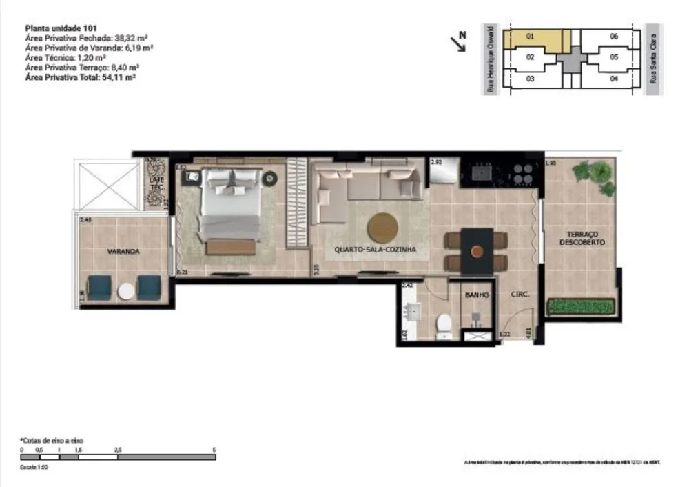 Apartamento, 1 quarto, 46 m² - Foto 16