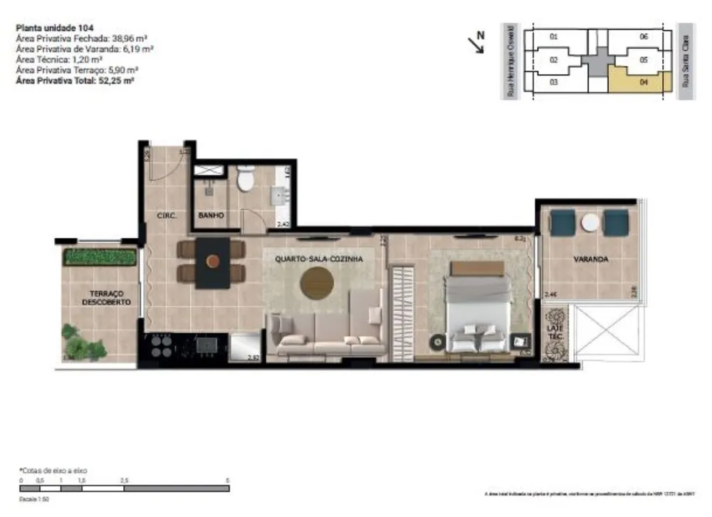 Apartamento, 1 quarto, 46 m² - Foto 15