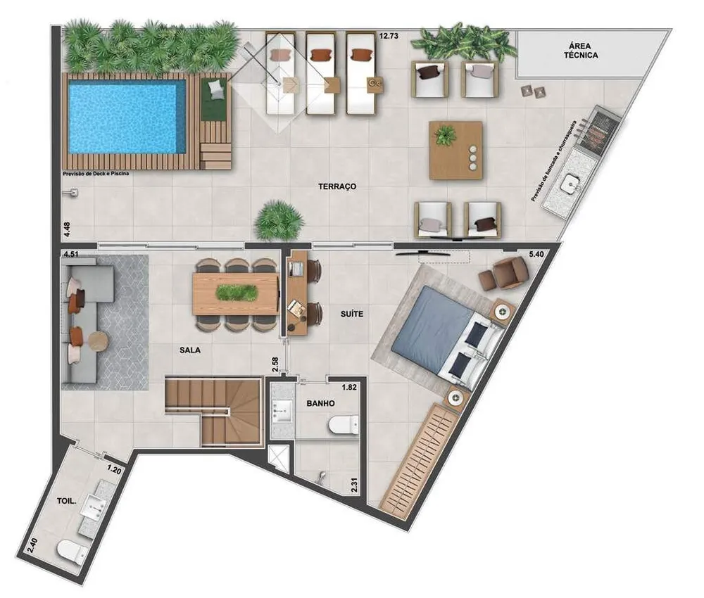 Apartamento, 2 quartos, 70 m² - Foto 41