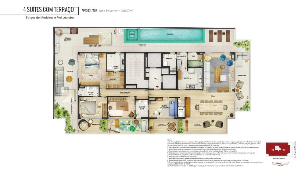 Apartamento, 4 quartos, 315 m² - Foto 6
