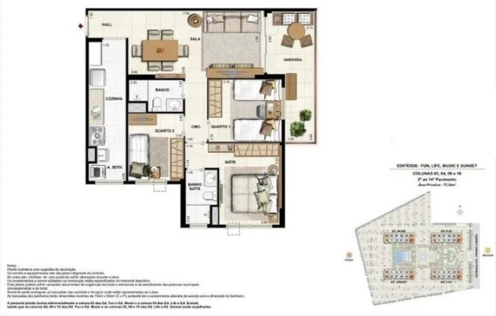 Apartamento, 3 quartos, 66 m² - Foto 51