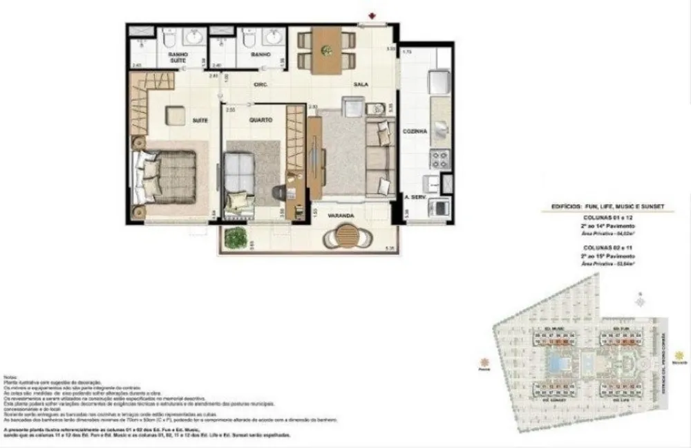 Apartamento, 3 quartos, 66 m² - Foto 48