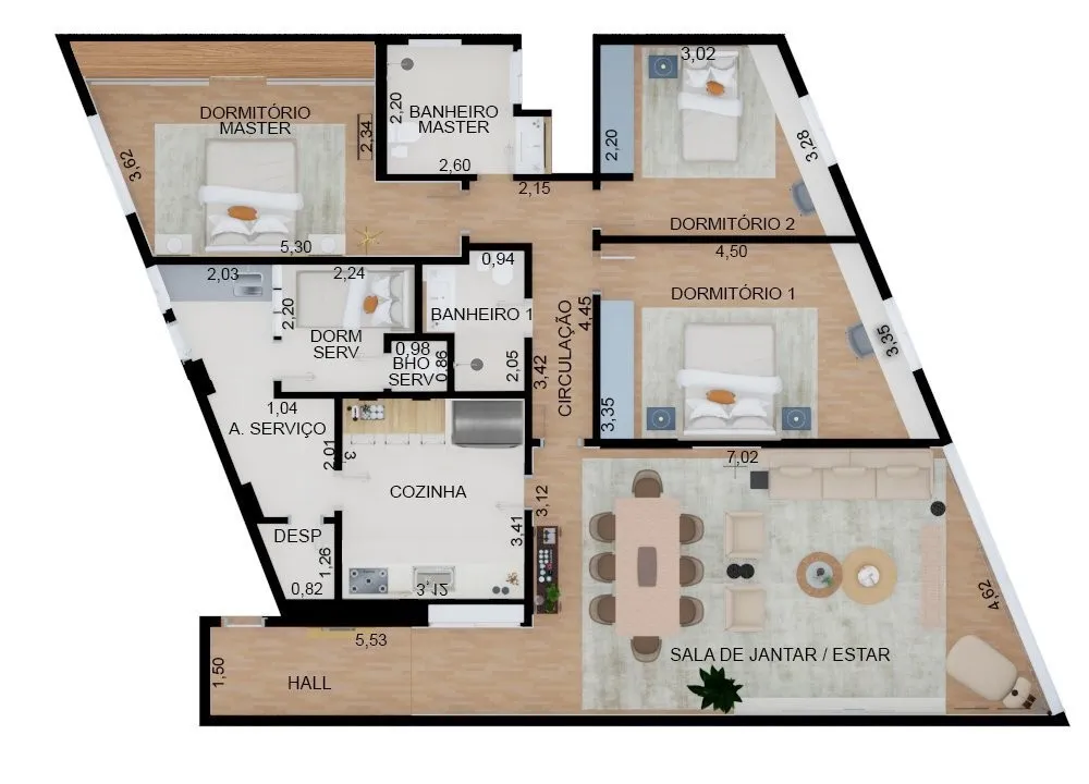 Apartamento, 3 quartos, 136 m² - Foto 24