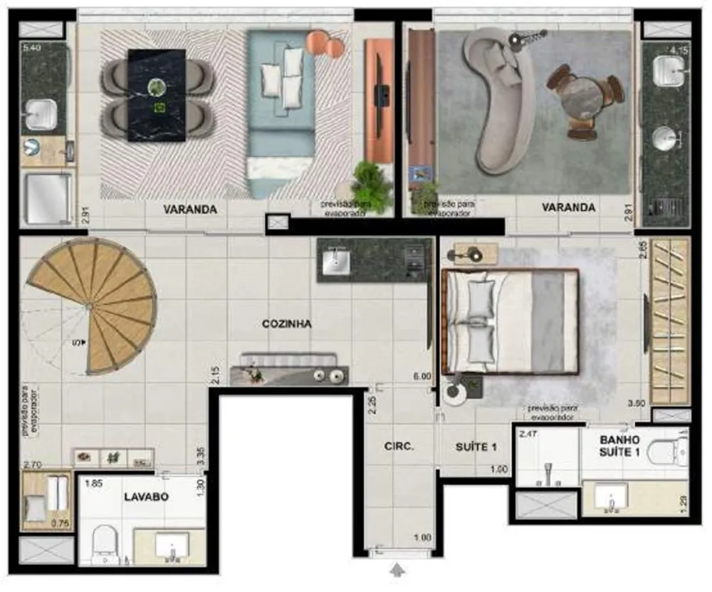 Apartamento, 2 quartos, 95 m² - Foto 36