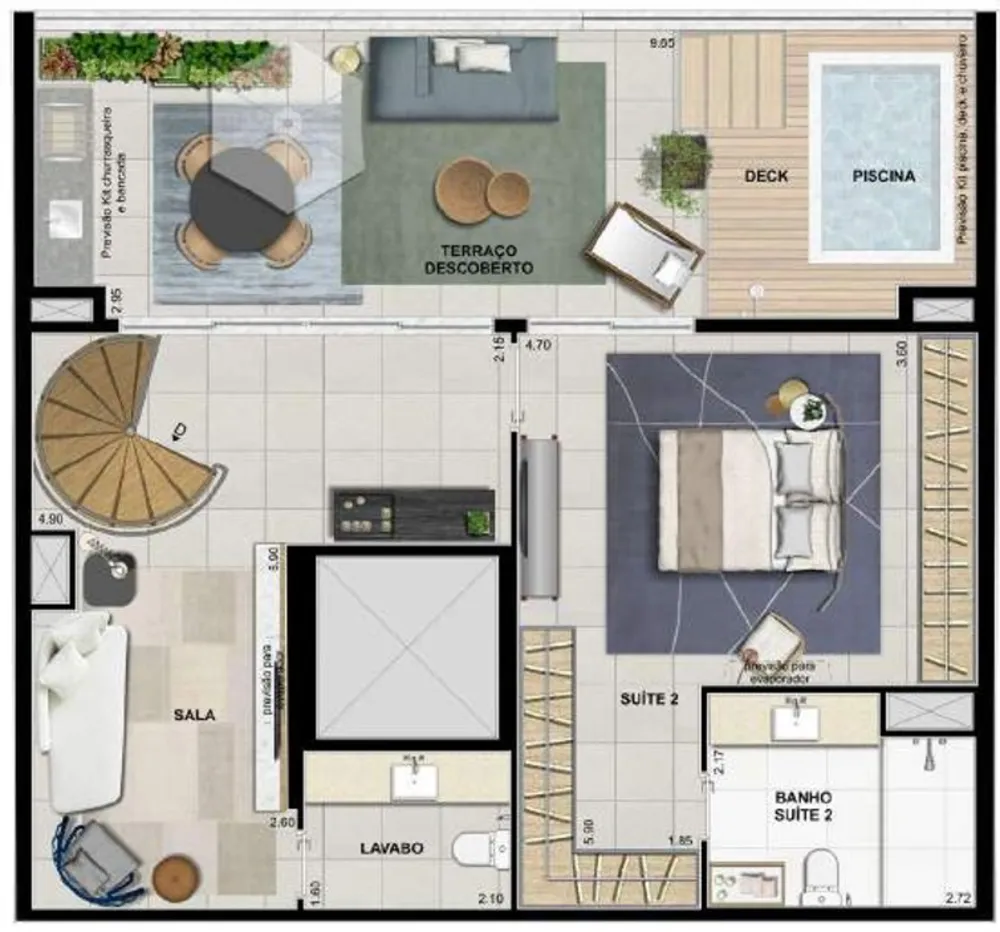 Apartamento, 2 quartos, 95 m² - Foto 37