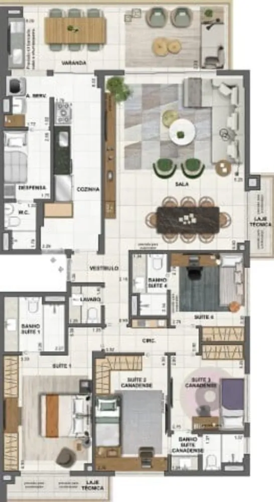 Apartamento, 3 quartos, 151 m² - Foto 41