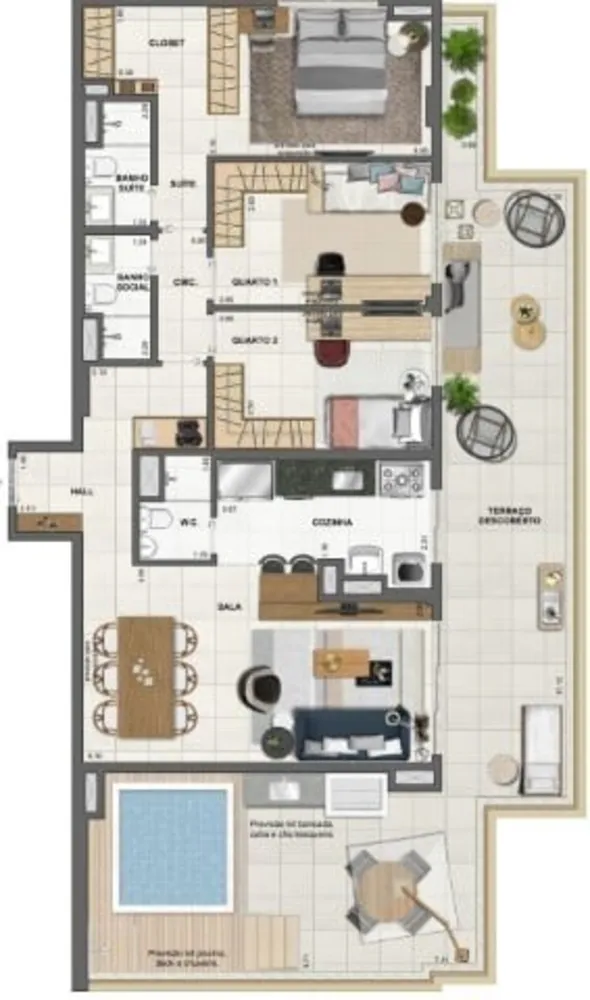 Apartamento, 3 quartos, 151 m² - Foto 66