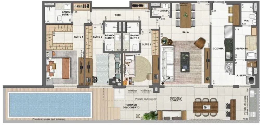 Apartamento, 3 quartos, 151 m² - Foto 47
