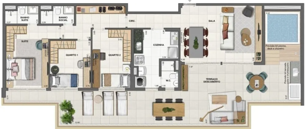Apartamento, 3 quartos, 151 m² - Foto 69