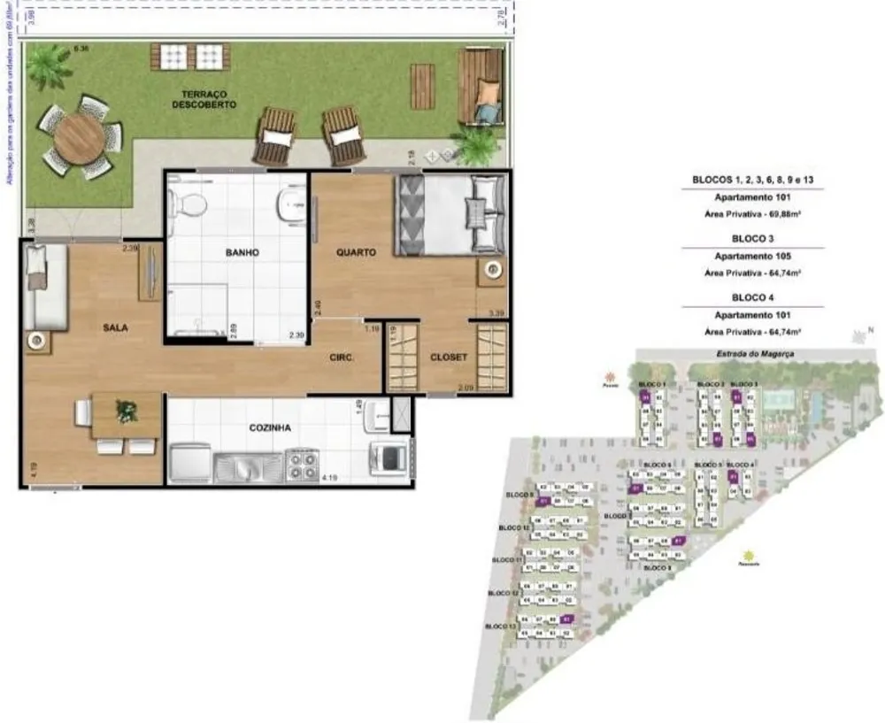 Apartamento, 2 quartos, 42 m² - Foto 23