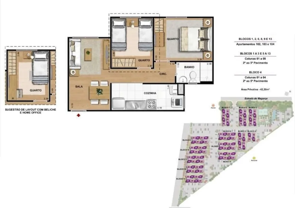 Apartamento, 2 quartos, 42 m² - Foto 20