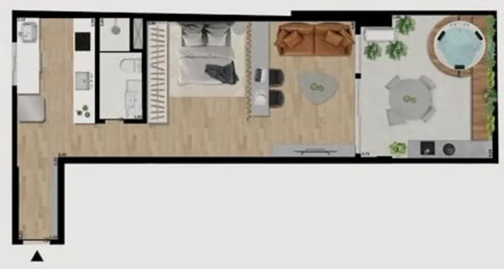 Apartamento, 1 quarto, 62 m² - Foto 40