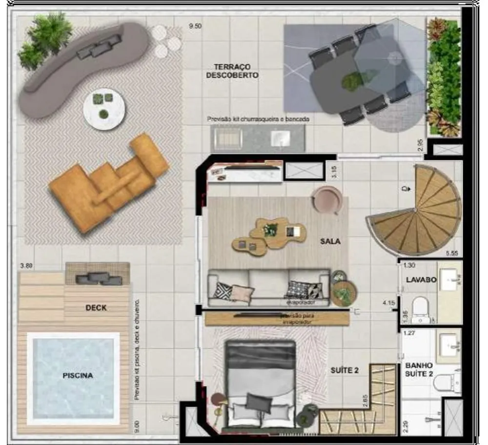 Cobertura, 2 quartos, 187 m² - Foto 39