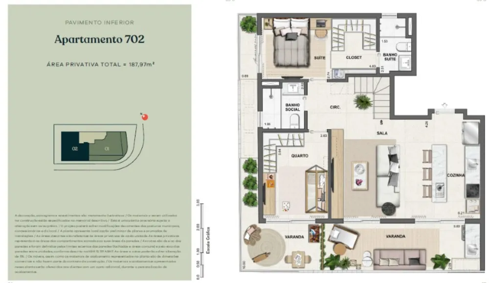 Apartamento, 2 quartos, 77 m² - Foto 20