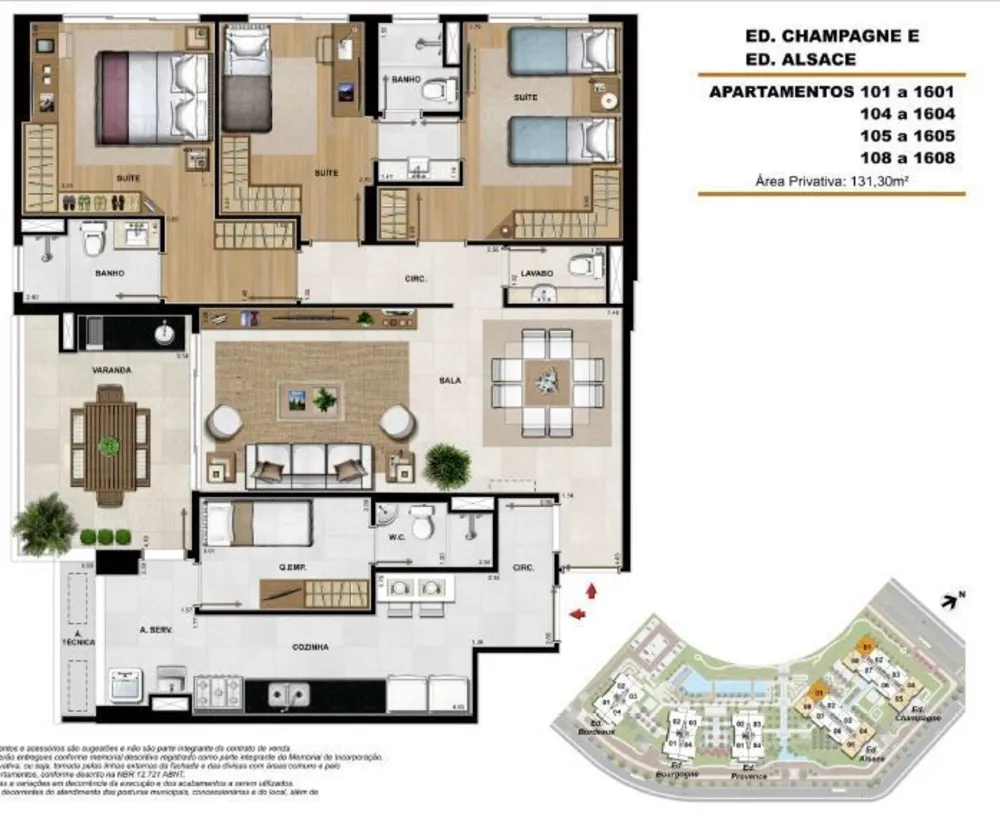 Apartamento, 3 quartos, 131 m² - Foto 18